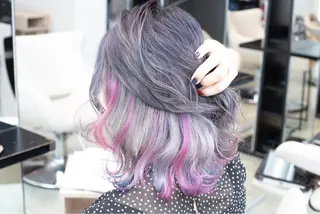 ミディアム カラー Re:ta Hair 飯田淳平のヘアスタイル