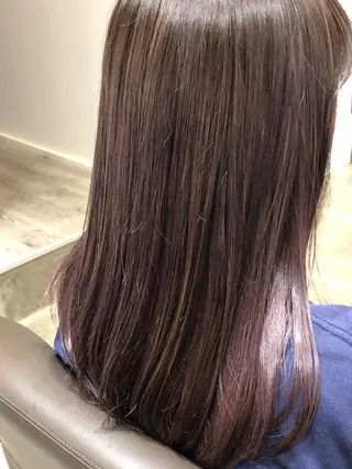 ミディアム カラー 井上 舞のヘアスタイル