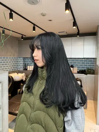 ロング カラー 韓国ヘア 🎀華澄のヘアスタイル