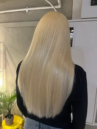 ロング カラー ボブハイトーン🦖 デザインMAMIのヘアスタイル