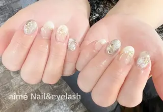 ネイル aime 中崎町のネイルデザイン