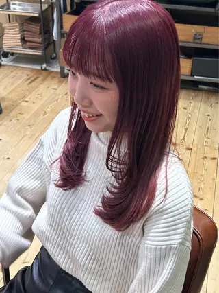 セミロング Lumier de mashu所属・nana/ボブ/ レイヤー/メンズのヘアスタイル