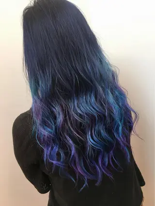 ロング カラー 🩷🍭中津・梅田 エリア🍬💜のヘアスタイル