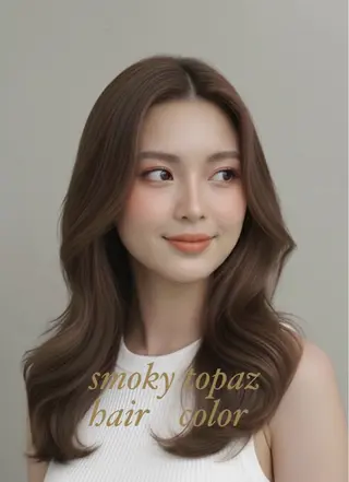 セミロング カラー M.SLASH 辻 孝志のヘアスタイル