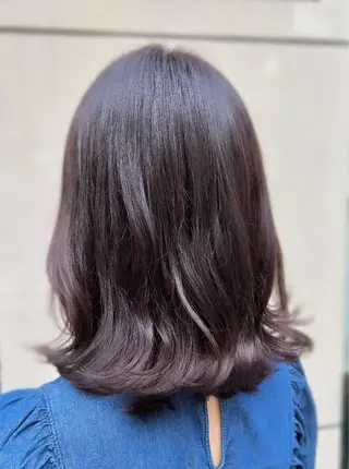ミディアム カラー 韓国ヘア ♡tomimaのヘアスタイル