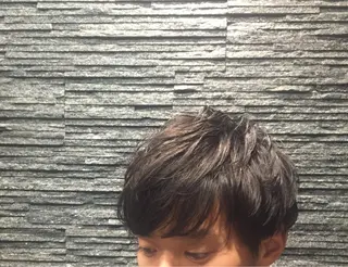 ミディアム パーマ さくま 佐久間のヘアスタイル