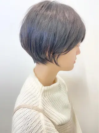 ショート カラー ヘアアレンジ 似合わせ専門美容師 なかじまのヘアスタイル