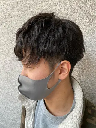 ショート パーマ メンズ 柳澤 和也のヘアスタイル