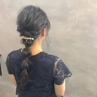 ロング ヘアアレンジ YUNA ユウナのヘアスタイル