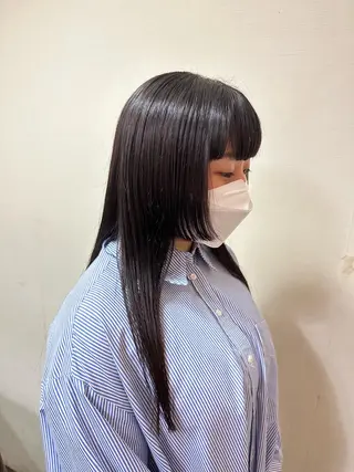ロング カラー ハマベ イクト FLORENのヘアスタイル