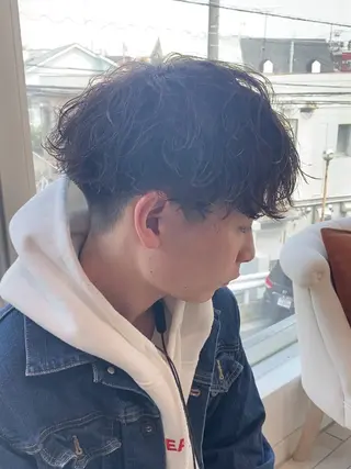 メンズ 神奈川大学最寄り白楽 三本松巧のヘアスタイル