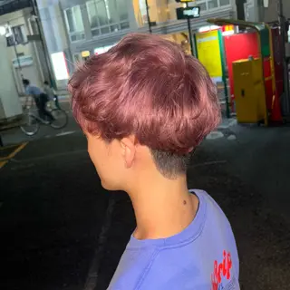 ショート 🎀ハイトーン/ 艶カラー/夕月🎀のヘアスタイル