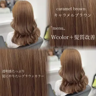 ロング カラー 🤍レイヤー/顔周り /hirari🤍のヘアスタイル