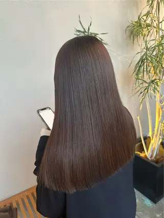 ロング 大上 天寧のヘアスタイル