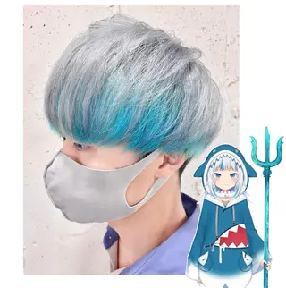 ショート カラー GARU-ガル-所属・TSUNO🦖 派手髪/オタク美容師のヘアスタイル