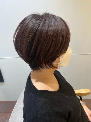 ショート マンツーマン 縮毛矯正/マユコのヘアスタイル