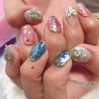 ネイル まるみ ♡のネイルデザイン