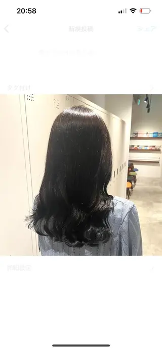 カラー Unami 表参道所属・ばんちなつ / ボブ/透明感カラーのヘアスタイル