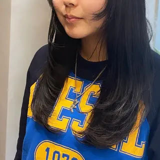 ロング Rui/透明感カラー 暖色/レイヤーカットのヘアスタイル