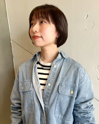 ショート レイヤー/ショート ボブ/コジマショウタのヘアスタイル