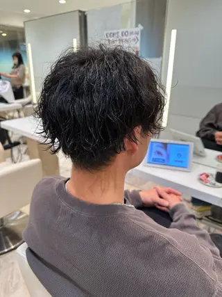 パーマ メンズ 波巻パーマ/毛流れ パーマ☘️りゅうせいのヘアスタイル