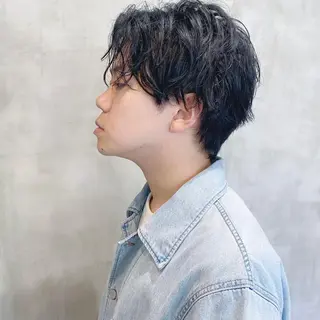 ショート パーマ メンズ ill副店長 立和田純也のヘアスタイル