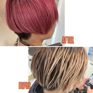 ショート 🌸美髪の魔法＊ リラジュネス🌸のヘアスタイル