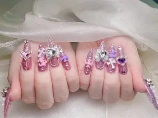 ネイル lucky nail 歌舞伎町のネイルデザイン