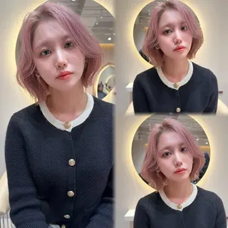 ショート カラー レイヤー❣️縮毛矯正 川村利幸のヘアスタイル