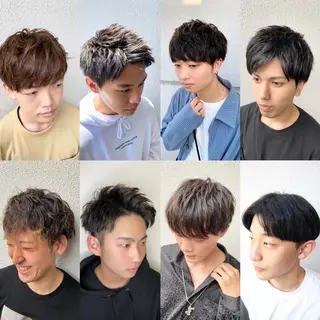 ショート カラー パーマ メンズ 柳澤 和也のヘアスタイル