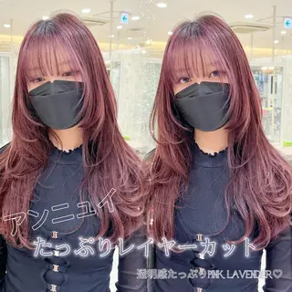 ロング 中韓𝐌𝐈𝐗🩶 𝐘𝐔𝐊𝐀のヘアスタイル