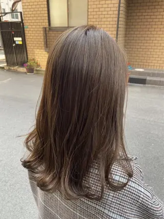 ミディアム カラー newi京橋 【sachi】のヘアスタイル