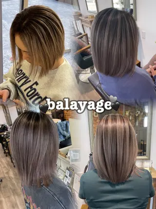 セミロング カラー Felice Erikaのヘアスタイル