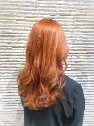 ロング カラー 嶋田 ゆきのヘアスタイル