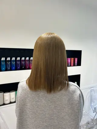 ミディアム カラー himari💜 暖色カラー/レイヤーのヘアスタイル