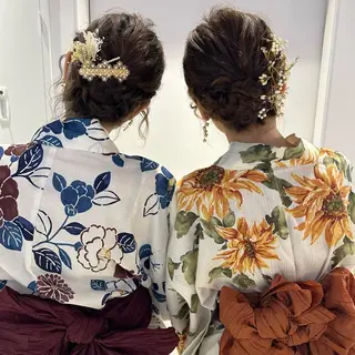 ミディアム ヘアアレンジ ICON.whip所属・Aya ICON.whipのマツエク・マツパデザイン