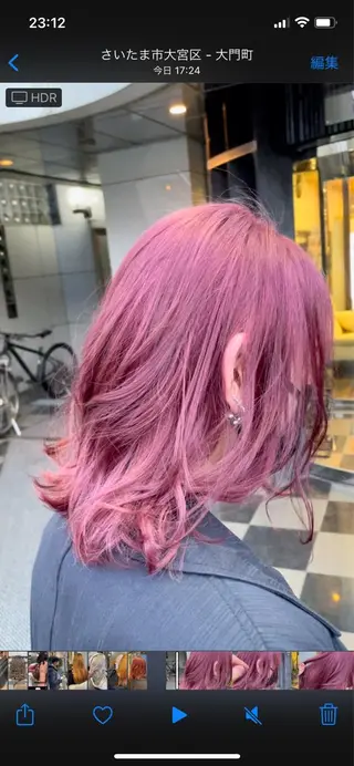 ショート カラー 古指 匠巳のヘアスタイル