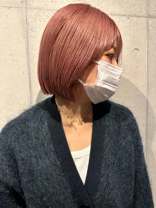 ショート カラー 似合わせウルフ/ レイヤー/山本祐輔のヘアスタイル