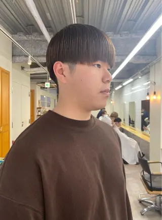 メンズ シャドウパーマ/ 波巻パーマYu-Kiのヘアスタイル