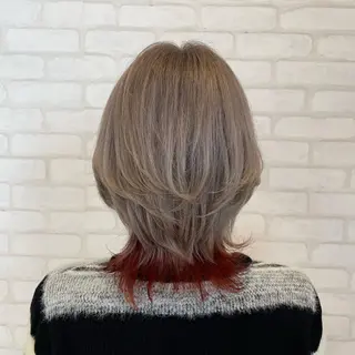 ミディアム MAI /BUCKS/天王寺のヘアスタイル