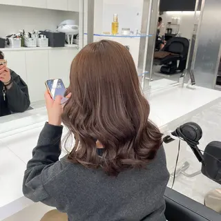 ロング 大人上品🤍透明感 ベージュ🤍REOのヘアスタイル
