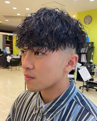パーマ メンズ 年間2000名担当◎ パーマ職人/仲原佑樹のヘアスタイル