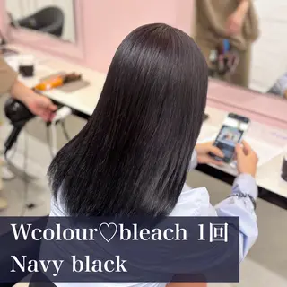 カラー 💙ハイトーン韓国風 色白ヘア💙manaのヘアスタイル