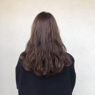 ロング カラー ヘアアレンジ 酸性縮毛矯正🧴韓国 レイヤー/髪質改善のヘアスタイル