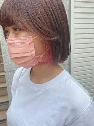 ショート カラー 💗💗韓国レイヤー yu-ki💗💗のヘアスタイル