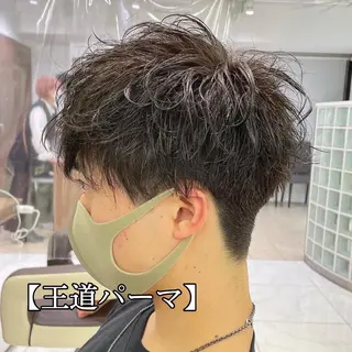 ショート パーマ メンズ 【メンズ特化】 池田大成✂︎のヘアスタイル