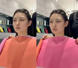 パーソナルカラー診断 /似合わせカラーのヘアスタイル