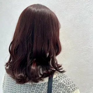 セミロング 美髪縮毛矯正/ 髪質改善/愛敬響のヘアスタイル