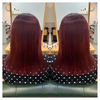 セミロング カラー 村山 茉衣のヘアスタイル