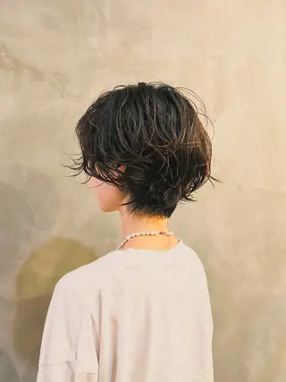 ショート パーマ 🌿ボブ パーマ高橋啓太🌿のヘアスタイル